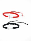 Faith Cross Cord Bracelet – Adjustable