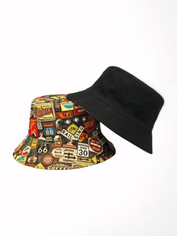 Reversible Street Style Bucket Hat – 2-in-1 Look