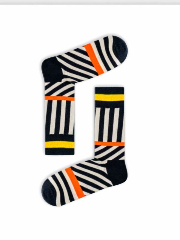Vibe Stripe Crew Socks